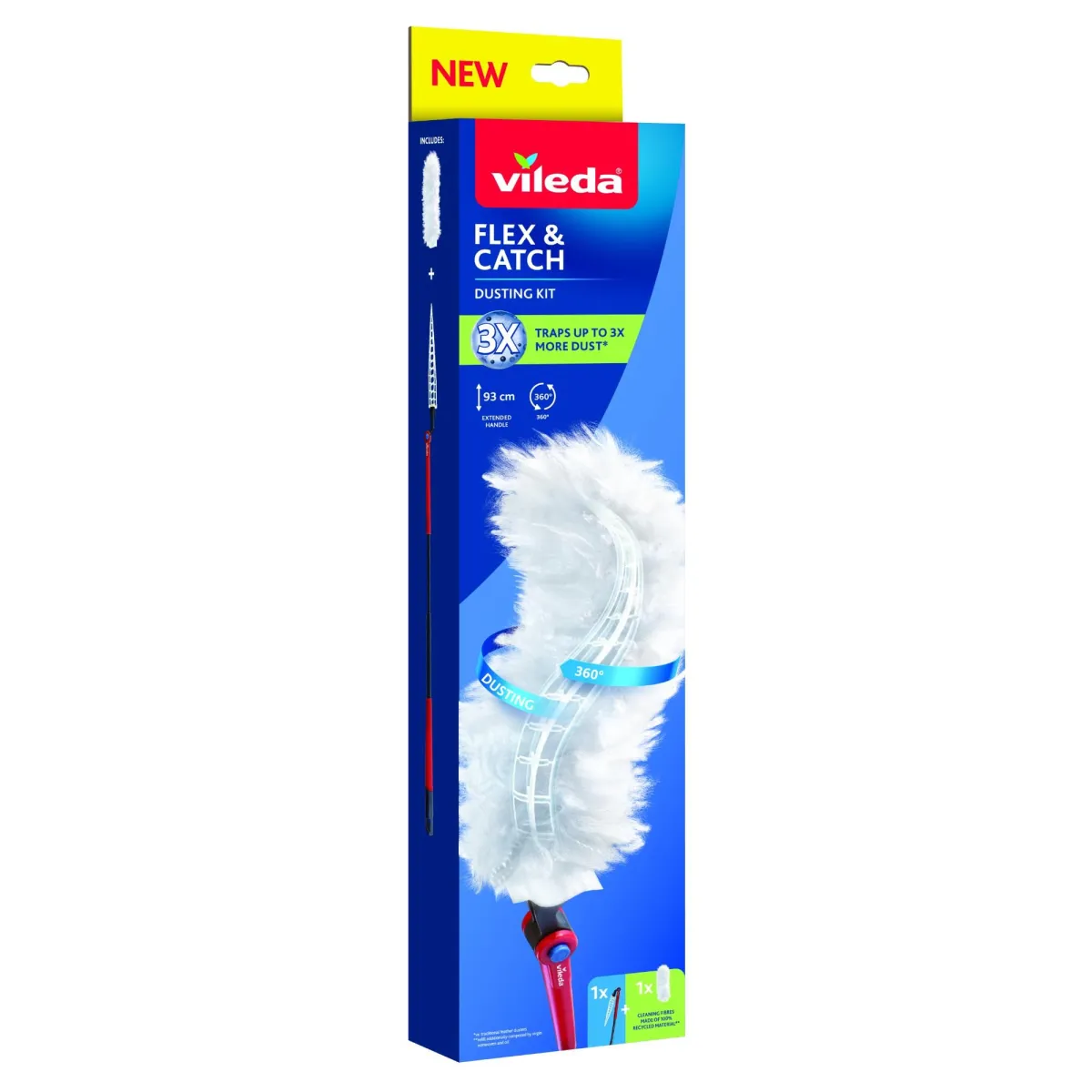 VILEDA Flex & Catch set za prašinu – produživa drška