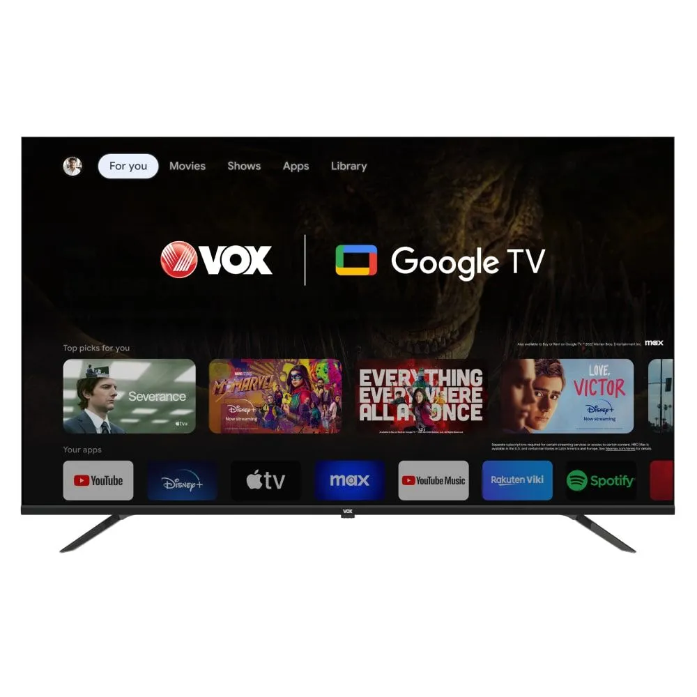 VOX Televizor 55GOU080B, Ultra HD, Google TV Smart