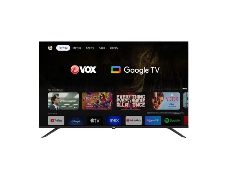 VOX Televizor 65GTU090/ Ultra HD/ Google TV Smart