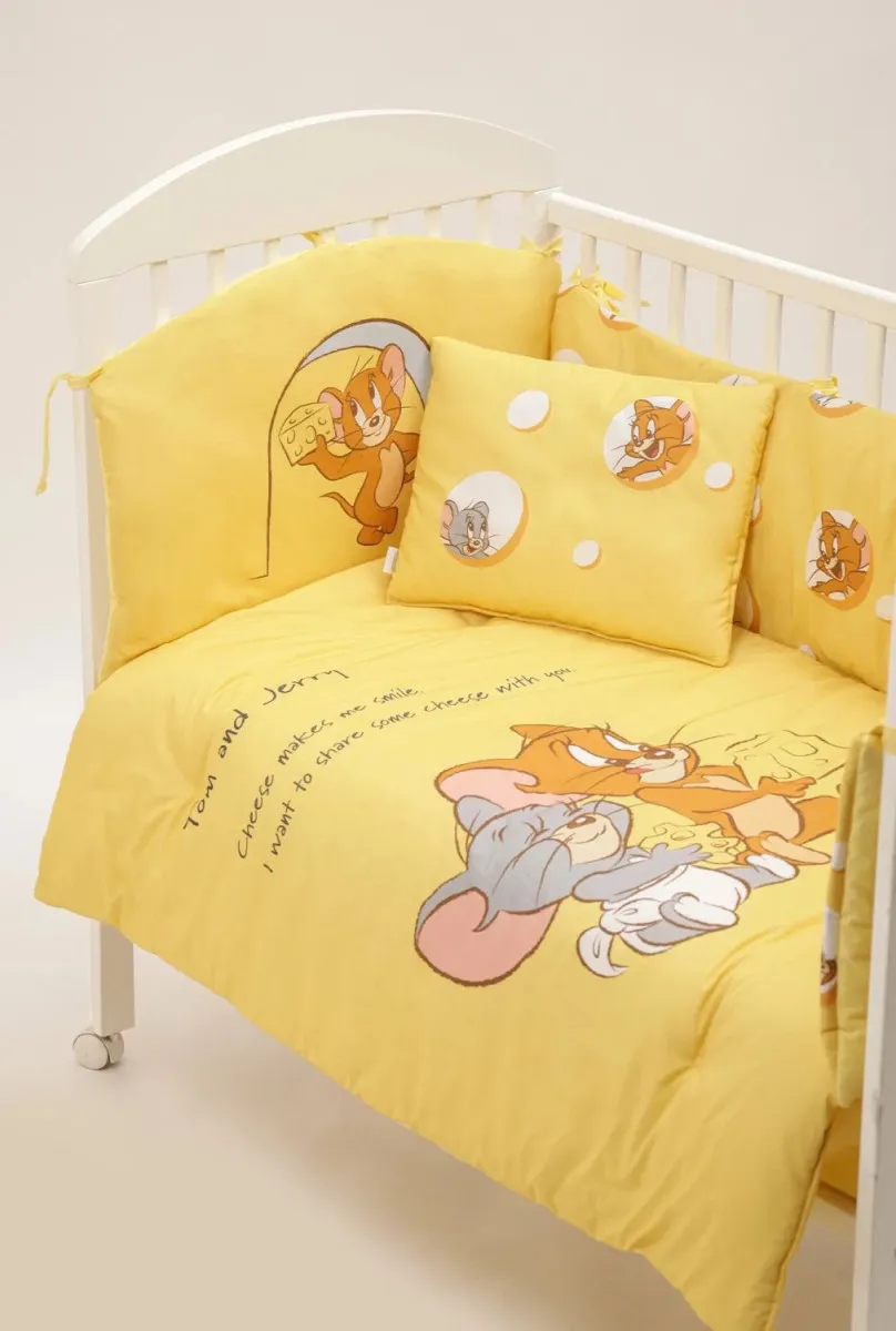WARNER BROS Posteljina Tom&Jerry  sa ogradicom 120x80