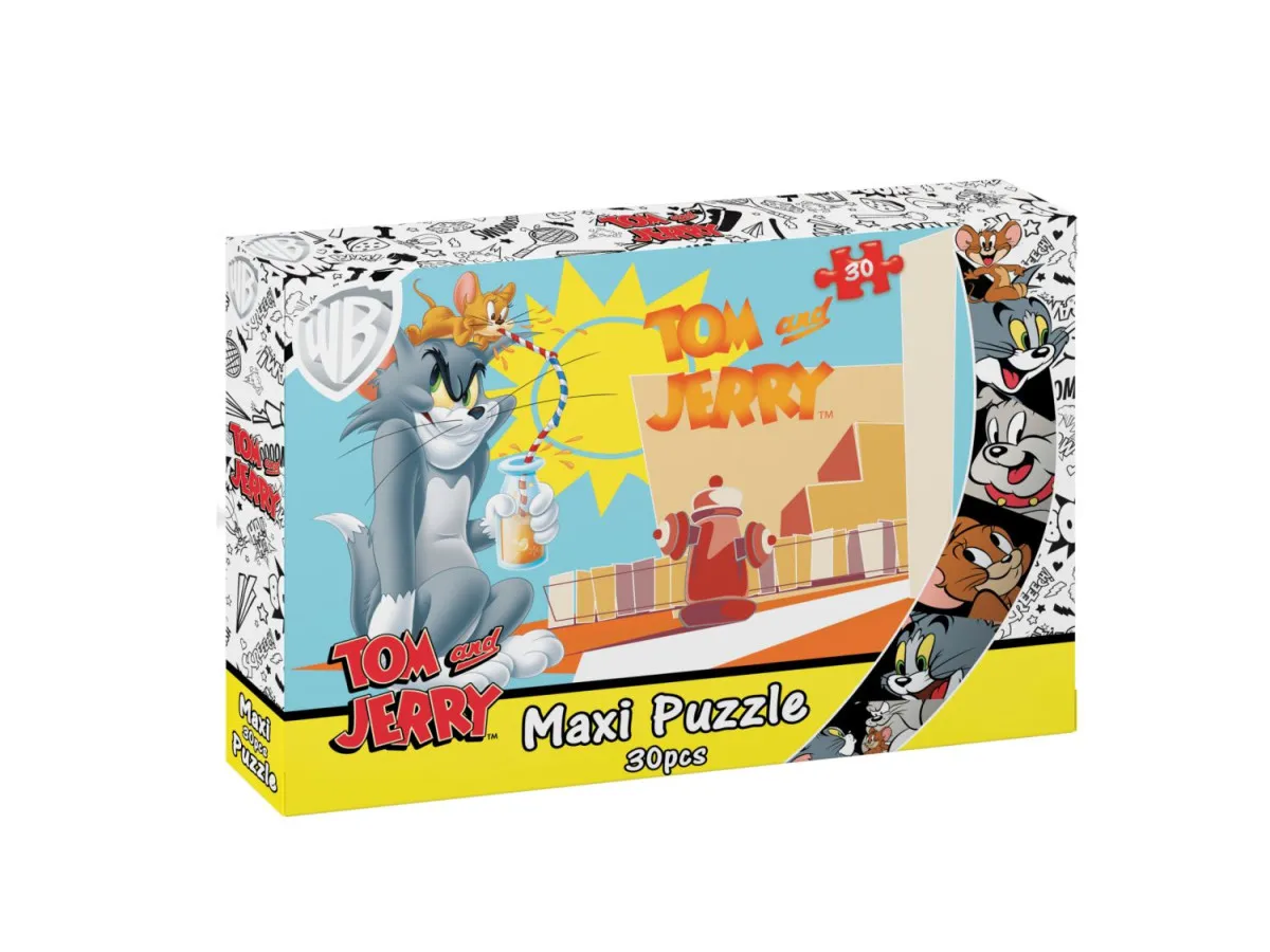 WARNER BROS Puzzle - Tom&Jerry  (TJC059311) - 30 delova maxi