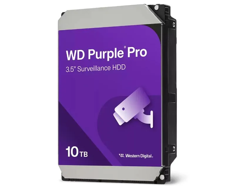 WD 10TB 3.5 SATA III 512MB 7.200 102PURP Purple Pro hard disk