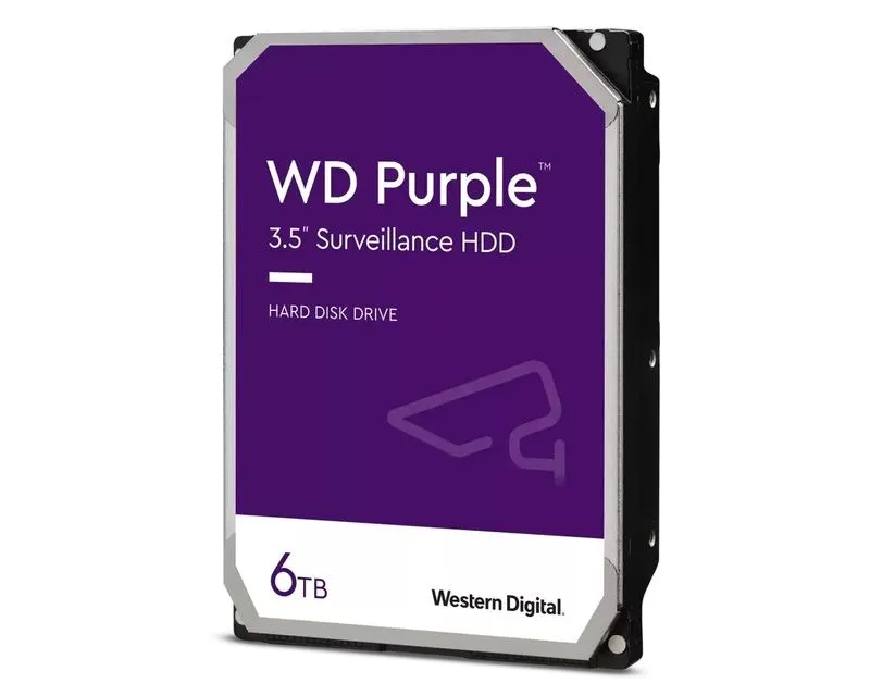 WD 6TB 3.5 SATA III 64MB IntelliPower 64PURZ Purple