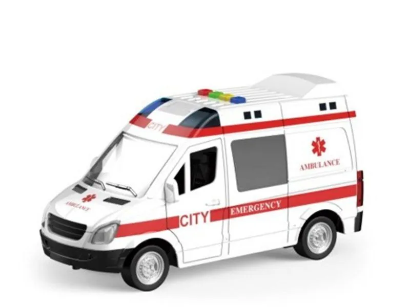 WENYI Vozilo hitne pomoći sa zvukom i svetlom 1:16 WY590A