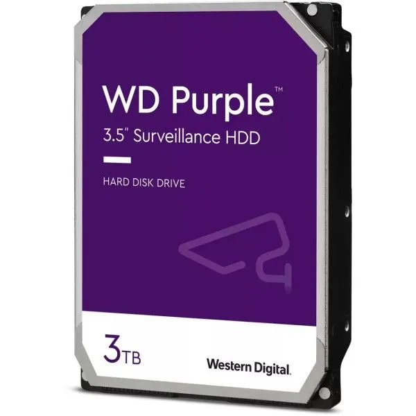 WESTERN DIGITAL Hard Disk FES-SATA 3TB WD Purple WD33PURZ 5400RPM 256MB
