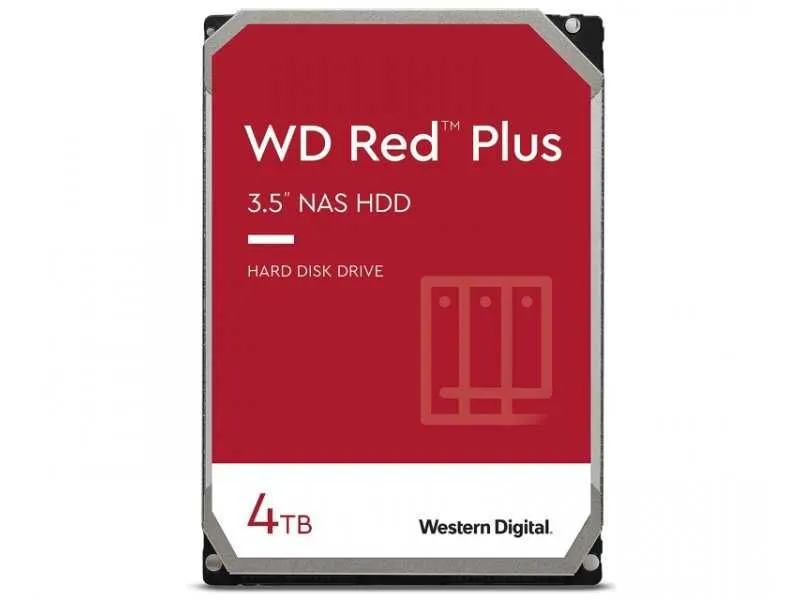 WESTERN DIGITAL Red Plus/ 3.5 / 4TB / 128MB / SATA / 5400 rpm/ WD40EFZX