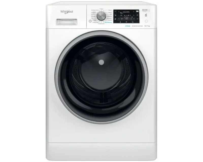 WHIRLPOOL Mašina za pranje i sušenje veša FFWDD 107426 BSV EE