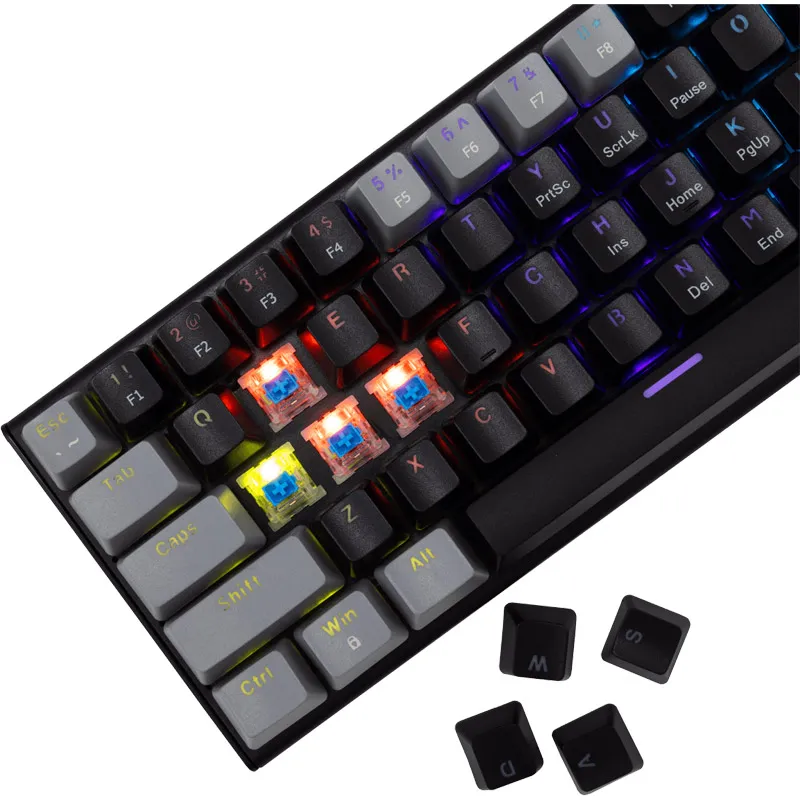 White Shark TASTATURA GK 002121 WAKIZASHI-2 Black/ MEHANIcKA - US