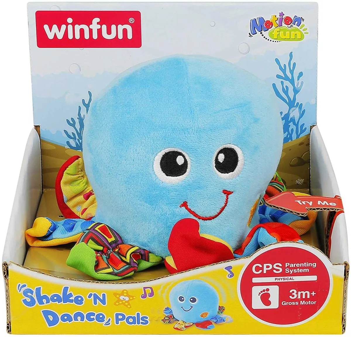 WINFUN Muzička igračka za bebe Hobotnica koja pleše 000142