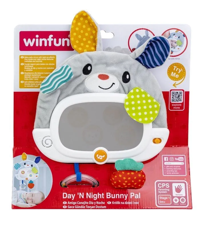 WINFUN Muzička igračka za bebe Dan i noć zeka 000798-NI
