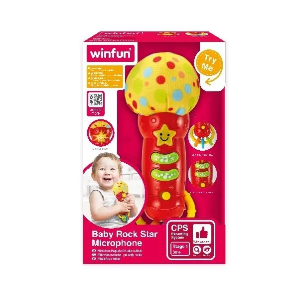 WINFUN Mikrofon za bebe Rock Star 000722-NL