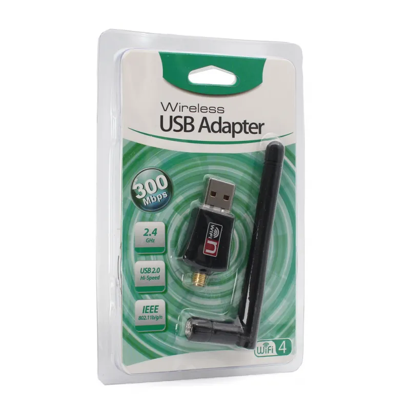 Wireless N adapter sa antenom USB 2.4GHz 5DB 300Mb JWD-U63