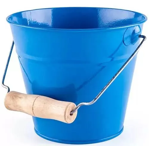 Woody Metalna kofa za dvorište -plava