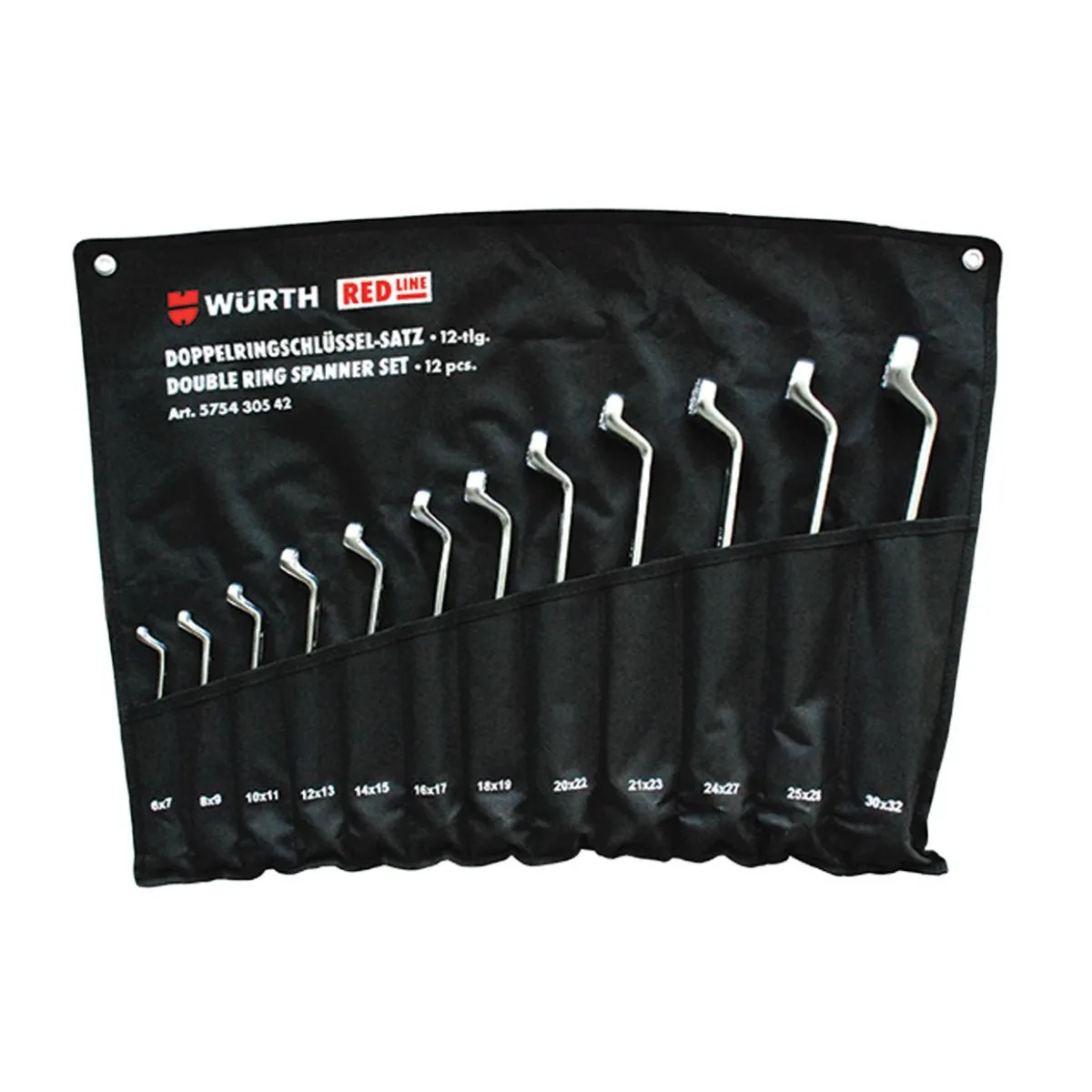 WURTH Redline set duplo okastih ključeva/ OK6-32/ 12 kom