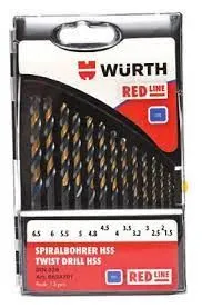 WURTH Set HSS spiralnih burgija 1.5-6.5mm 13kom