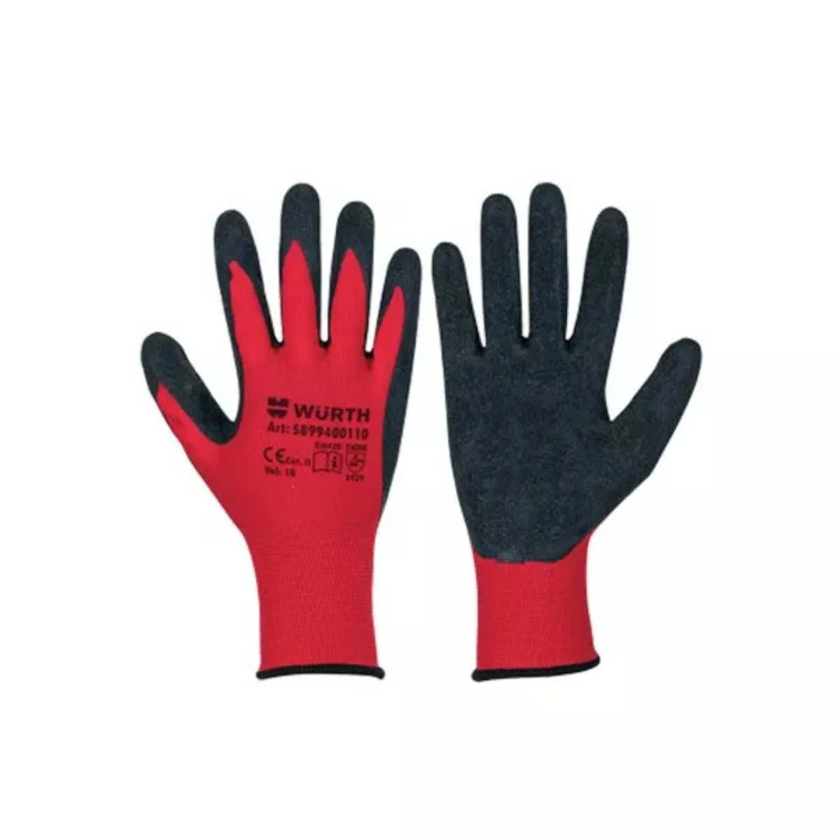 WURTH Zaštitne rukavice RED LATEX GRIP
