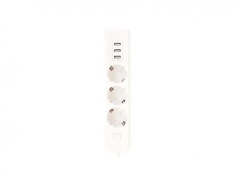 X WAVE Xwave Produžni naponski kabal sa 3 uticnice +3 x USB ,duzine 1.8m