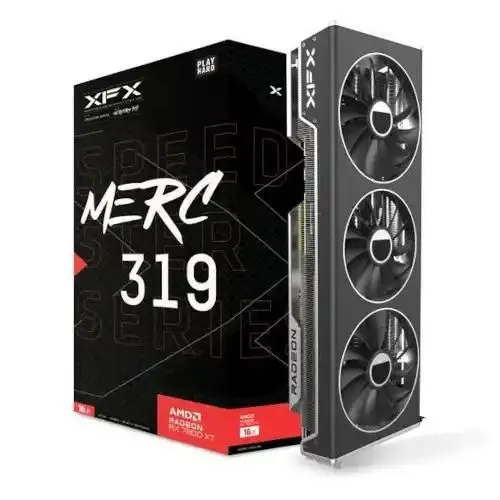 XFX AMD RX-7800XT MERC319 BLACK 16GB GDDR6