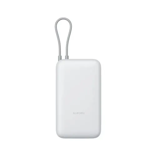 XIAOMI Power Bank 20000mAh/ 22.5W integrisan kabl Type C/ siva