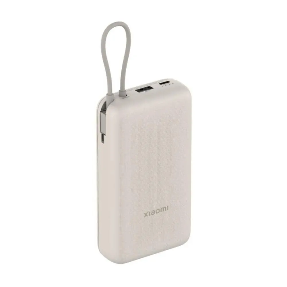 XIAOMI Power Bank 20000mAh 33W sa kablom Type ,C bela