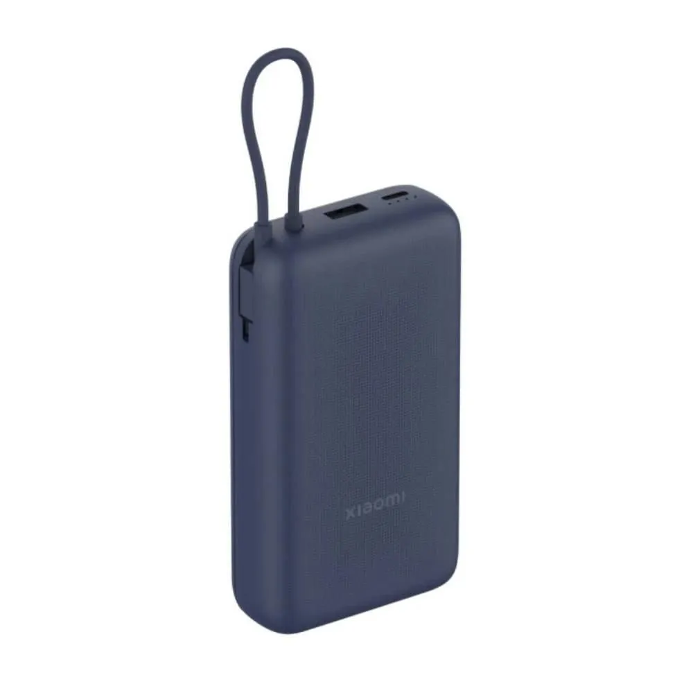 XIAOMI Power Bank 20000mAh 33W sa kablom Type C/ plava