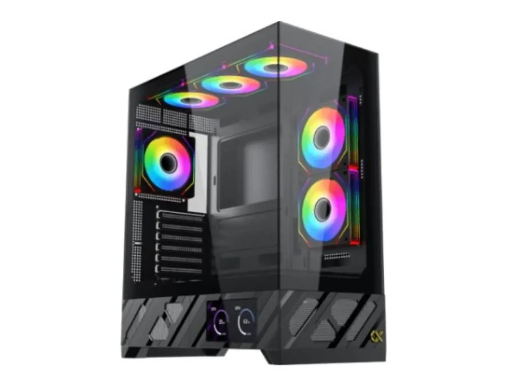 XIGMATEK Kucište Alphard Pro Gaming/E-ATX/ATX/M-ATX/Mini-ITX/ARGB/bez napajanja/crna