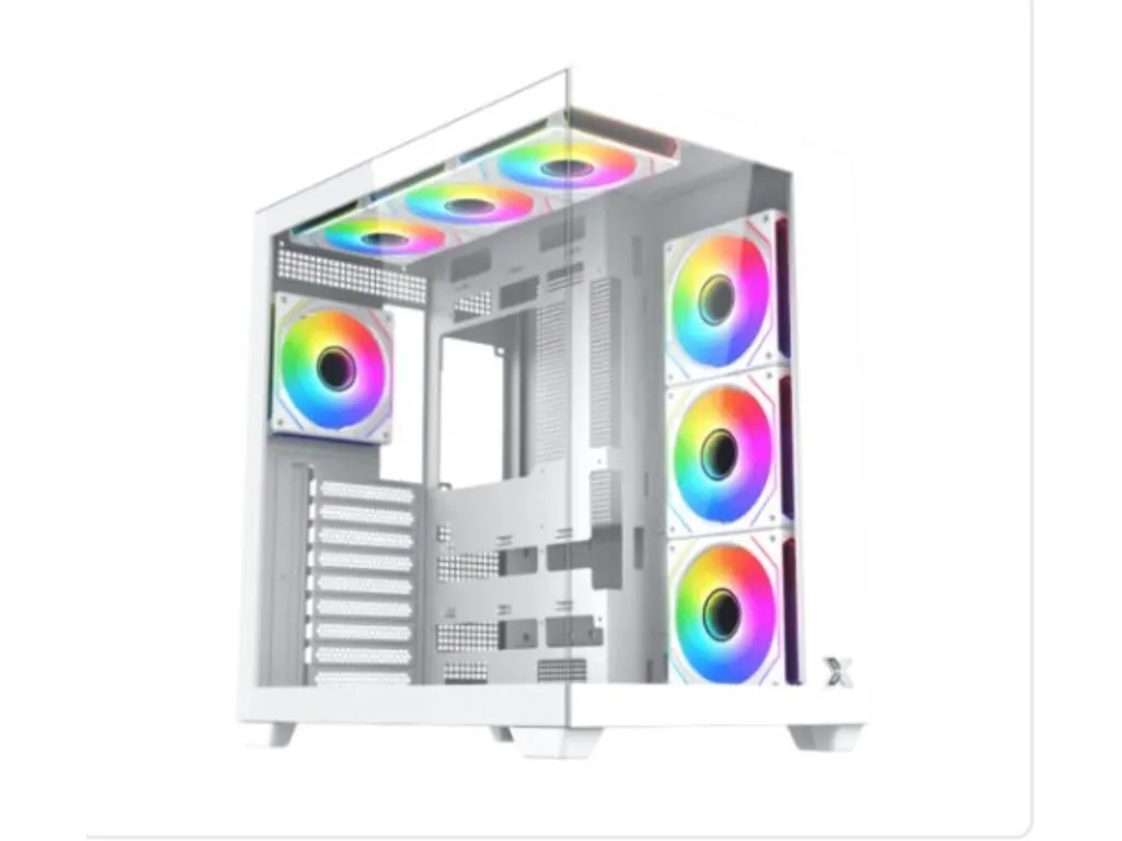 XIGMATEK Kucište Aqua V Air Arctic Gaming/ATX/Micro ATX/Mini ITX/ARGB/bez napajanja/bela