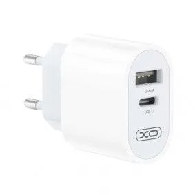 XO Adapter L97 USB+ TYpe-C, bela