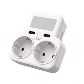 XO Adapter punjač WL09 Smart, sa noćnim svetlom (2AC+2USB 2.4)