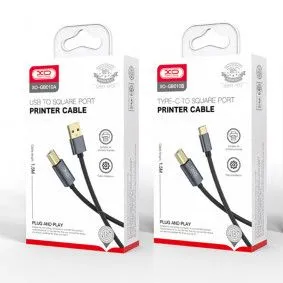 XO Kabl -GB10A USB-A to USB-B, crna
