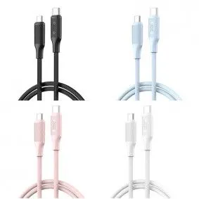 XO Kabl NB-Q265B PD60W Type-C to Type-C, crna