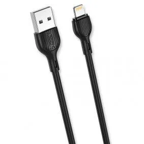 XO Kabl NB200 USB Lightning 2.1A 2M, crna