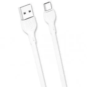 XO Kabl NB200 USB Type-C 2.1A 1M, bela