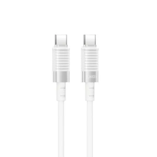 XO Kabl USB-C na USB-C NB-Q291B/ 60W/ 1m/ bela