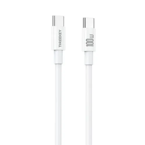 XO Kabl USB-C na USB-C NB-Q293/ 100W/ 1m/ bela