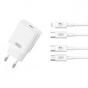 XO Punjač L126 20W PD Charger Type-c, bela