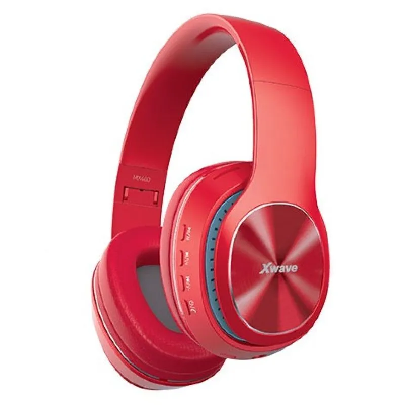 XWAVE Bežične slušalice MX400/ crvena