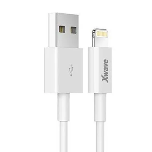 XWAVE Kabl Type C na Iphone 3A ALU, 1m, bela