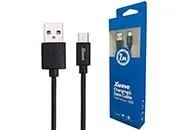 XWAVE Kabl USB2.0 na Micro USB, 2 m, crna