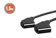 XWAVE Scart-Scart 1,5m Audio-Video Kabl M-M, crna
