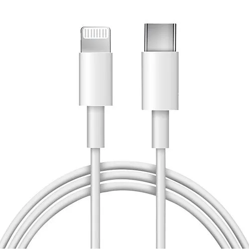 XWAVE USB kabl Type C na Lightning, 3A, 1m, bela