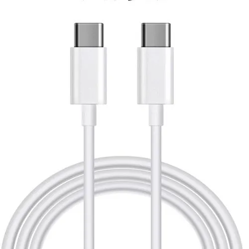 XWAVE USB kabl Type C na Type C, 5A, 1m, bela