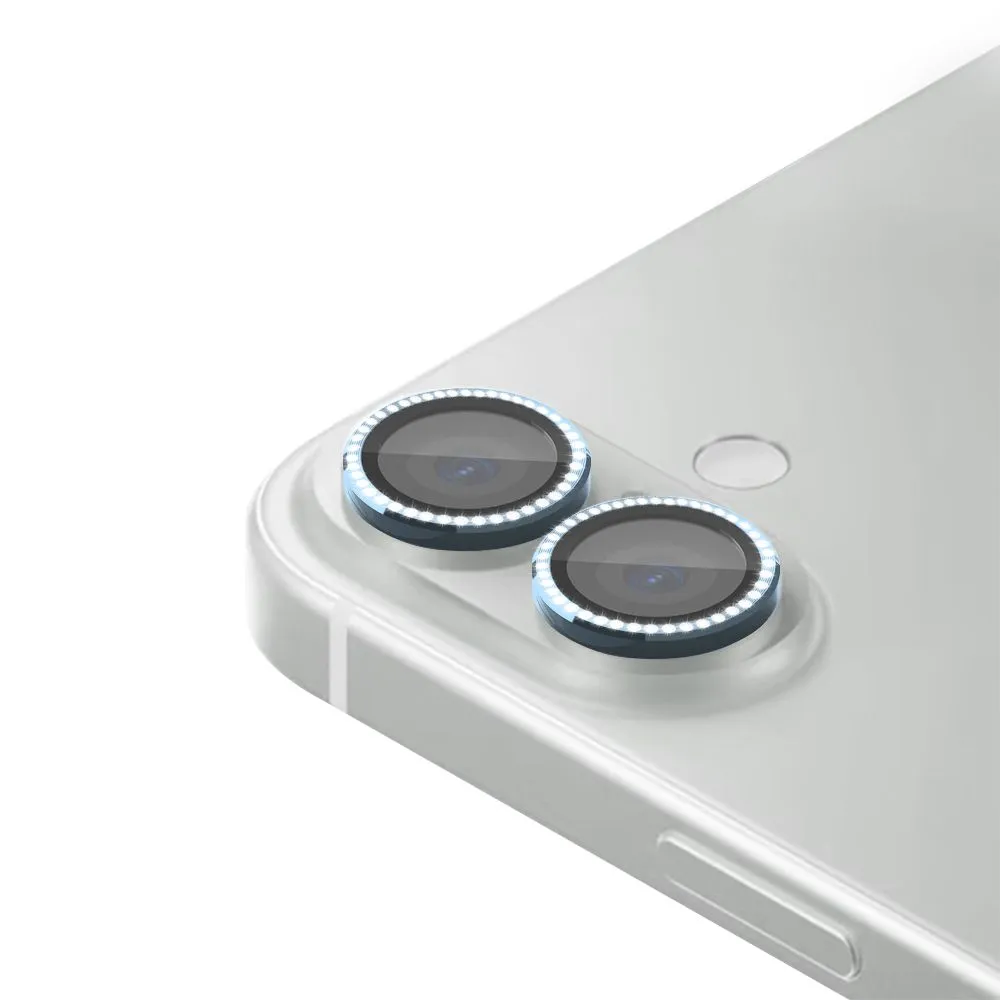 Zastita za kameru DIAMOND za iPhone 16/16 Plus, plava