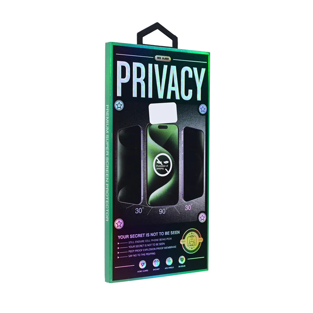 Zastitno Staklo Tempered Glass Privacy 2.5D full glue za iPhone 16 Plus 6.7 crna
