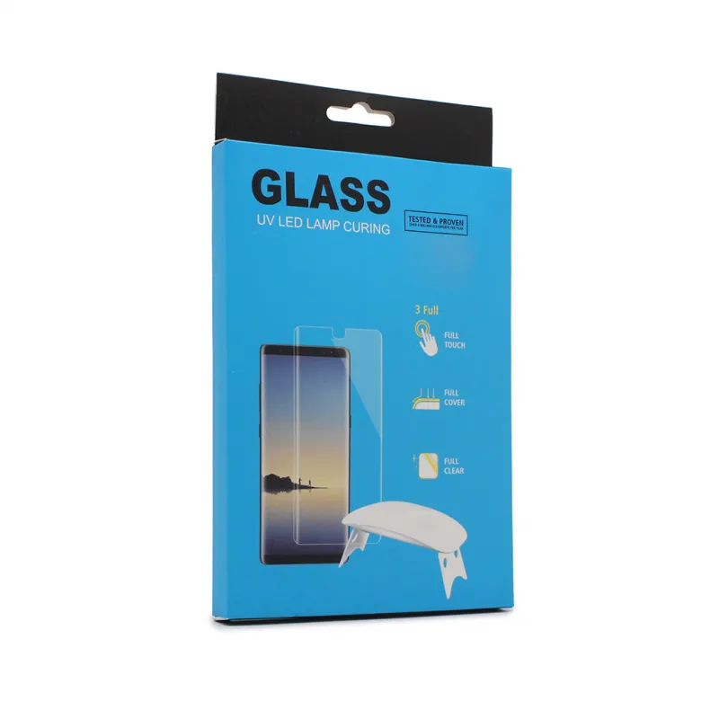 Zastitno Staklo Tempered glass UV Plus Glue Full Cover + Lampa za Huawei P30 Pro