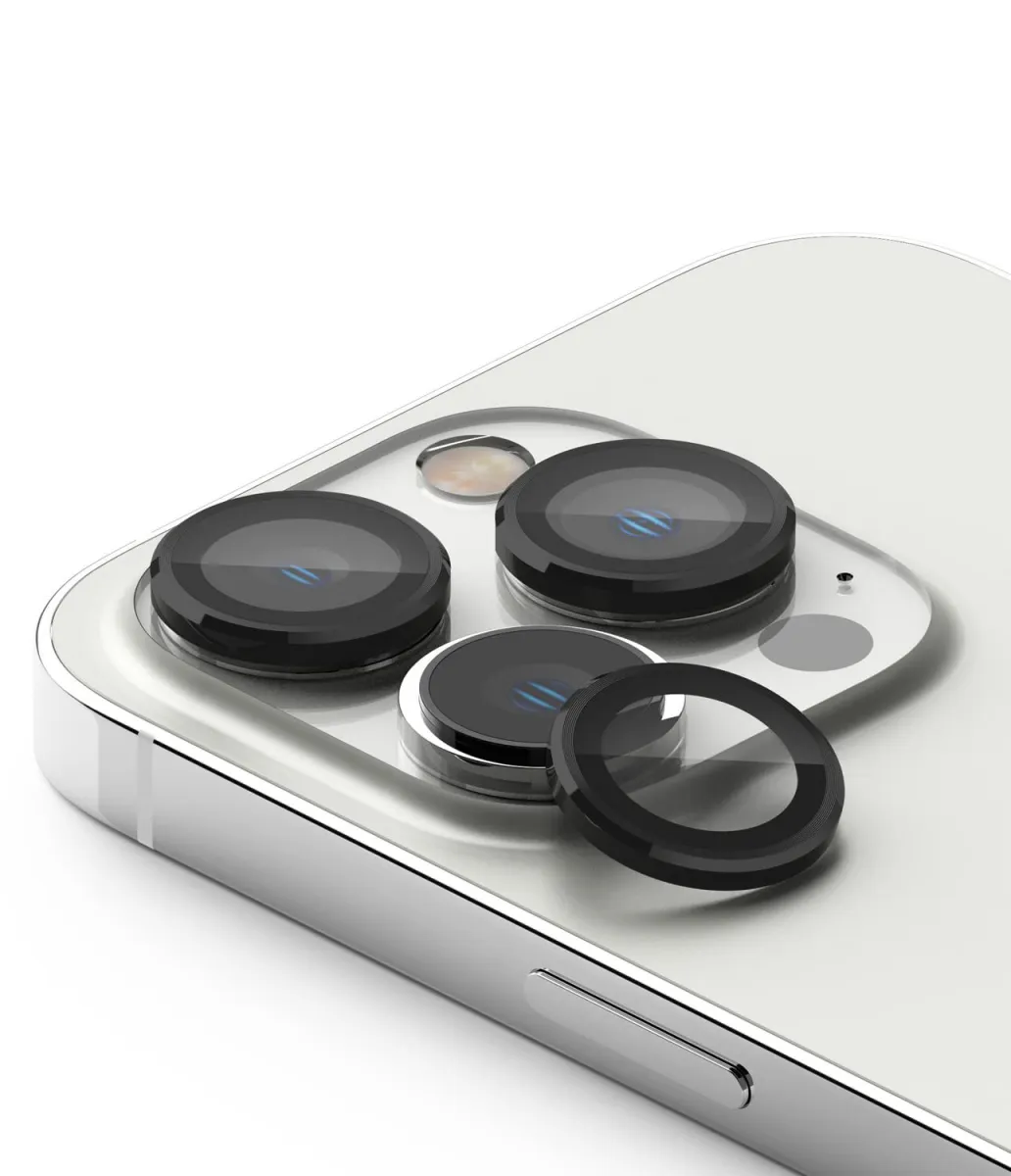 Zaštita za kameru RING za iPhone 16 Pro/16 Pro Max, crna