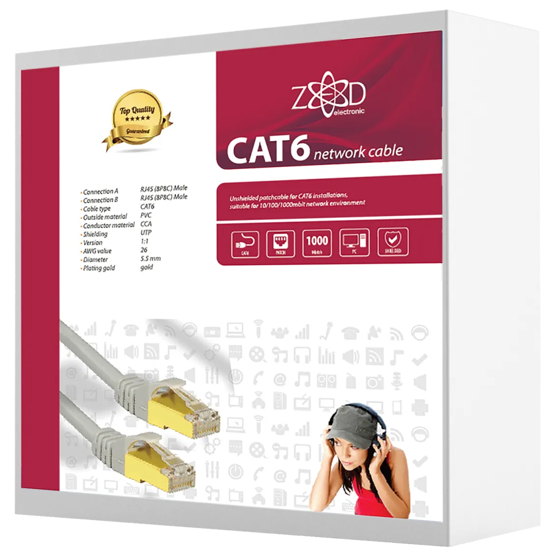 ZED electronic Mrežni FTP kabel/ CAT6/ 20 met - FTP6/20
