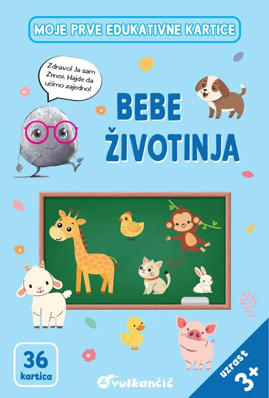 Zrnce kartice – Bebe životinja – latinica