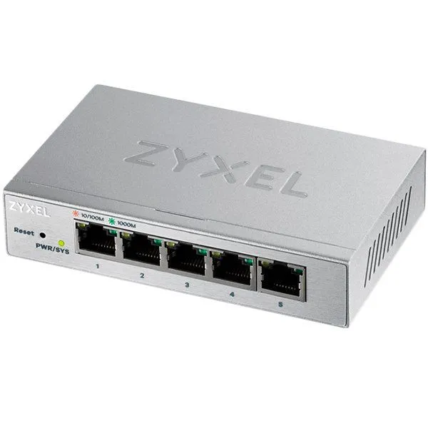 Zyxel GS1200-5/ 5 Port Gigabit  webmanaged Switch