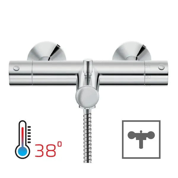 HERZ Baterija FRESH T30 termostatska za kadu